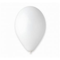 Balony pastelowe Białe 26 cm
